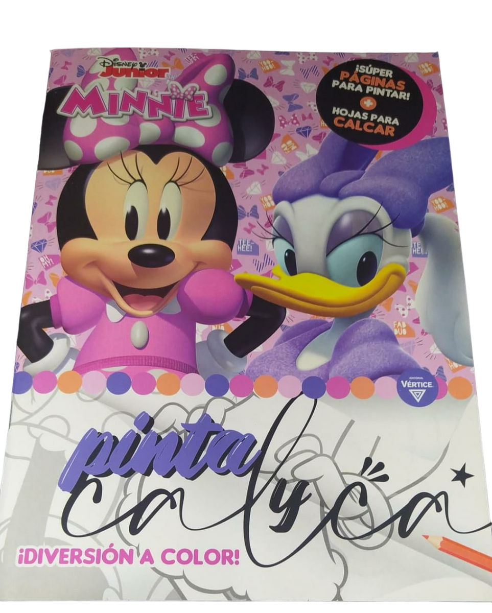 Libro Pinta y Calca - Minnie y Daisy – Mandarina S.P.A.