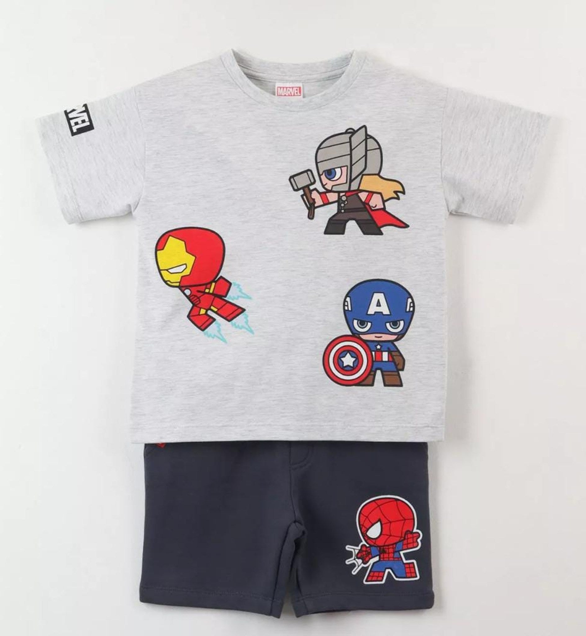 Conjunto Polera y Short Marvel - Talla 3
