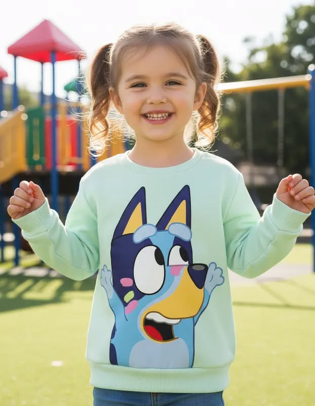 Poleron Bluey - Tallas 4, 6 y 8