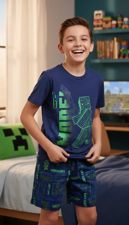Pijama Minecraft -Talla 4