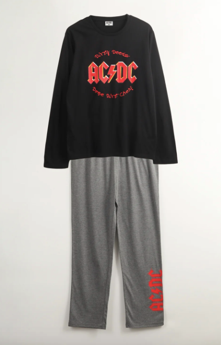 Pijama AC/DC - Tallas L, XL, XXL