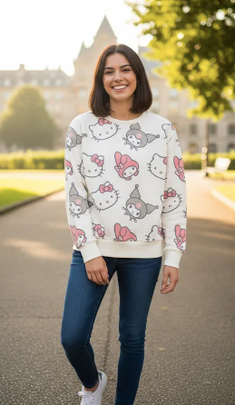 Poleron Hello Kitty - Talla 10