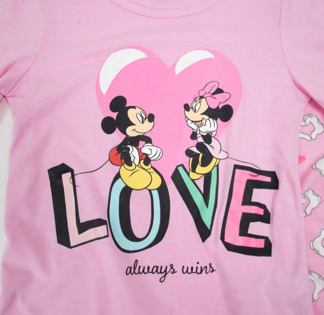 Pijama Minnie y Mickey - Talla 6