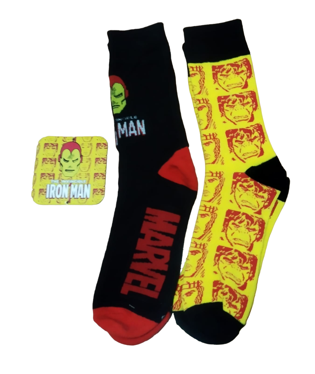 Calcetines Iron Man - Talla Unica Adulto