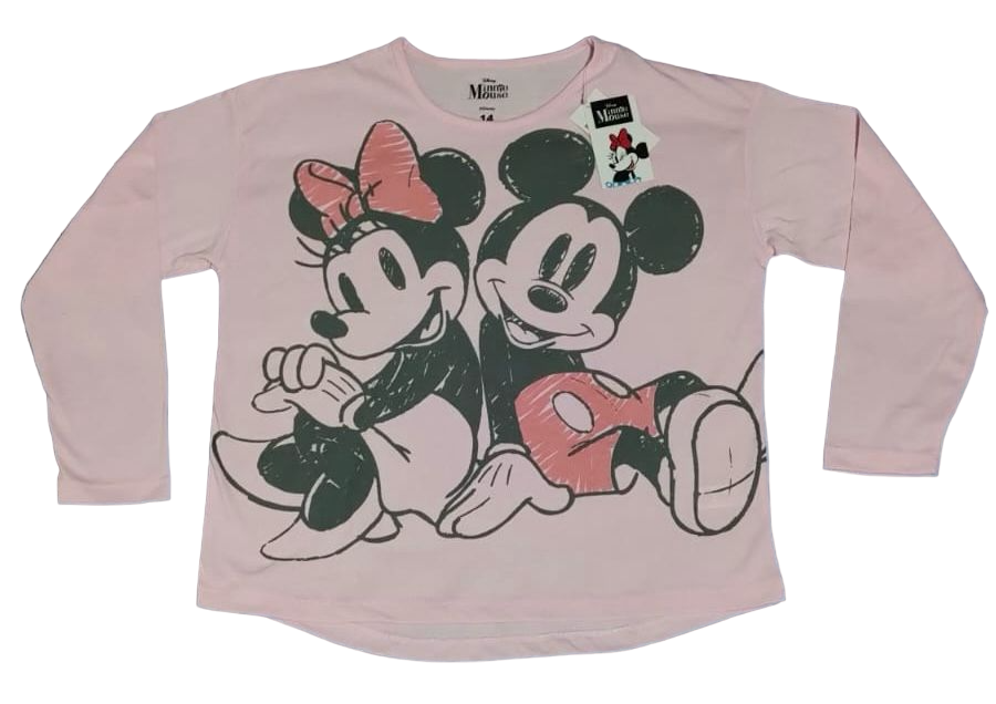 Polera Minnie y Mickey - talla 14