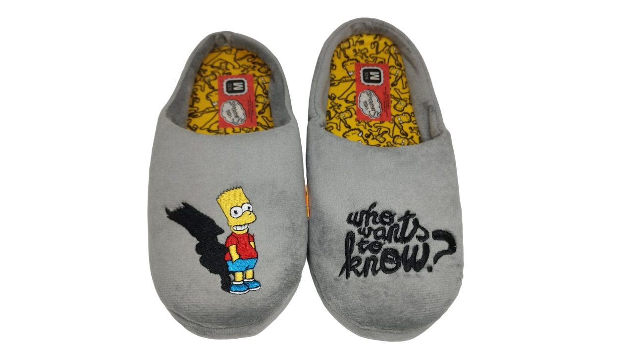 Pantuflas Bart Simpsons