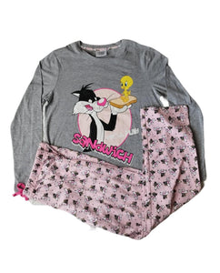 Pijama Silvestre y Piolin - Talla S