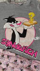 Pijama Silvestre y Piolin - Talla S