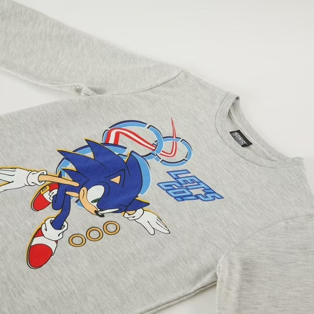 Pijama Sonic - Tallas 6, 8 y 10