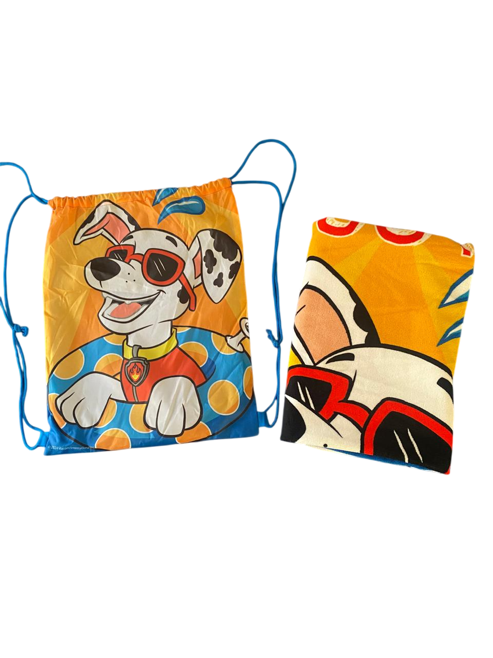 Toalla de Playa con morral Marshall Paw Patrol