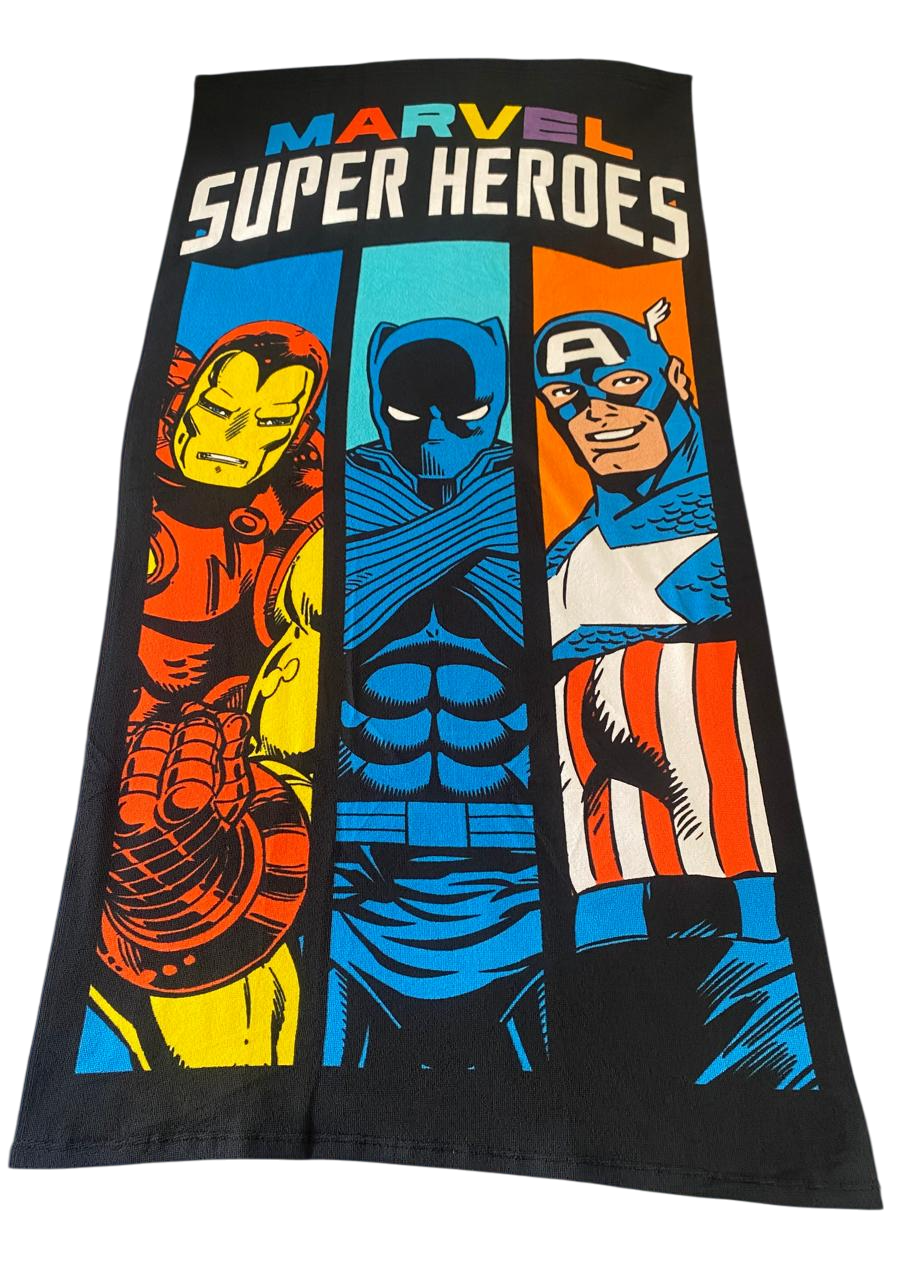 Toalla de playa con Morral - Super Heroes Marvel