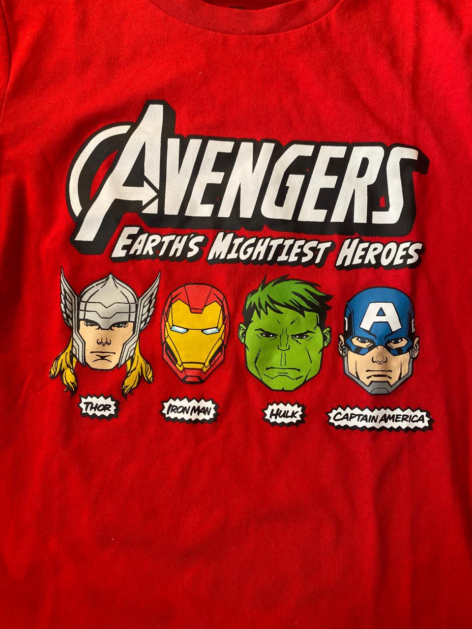 Polera Avengers Marvel - Talla 8