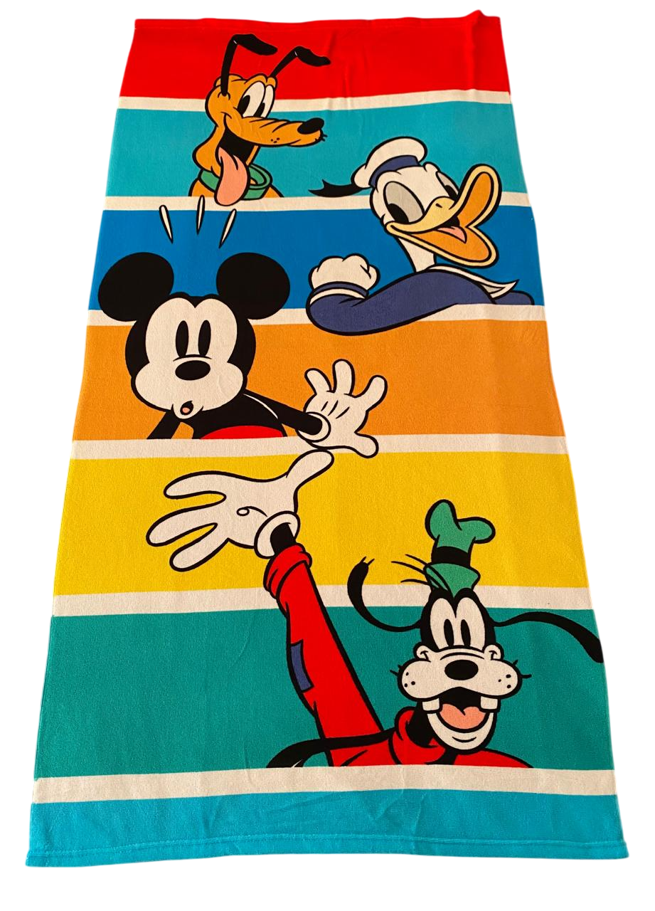 Toalla de playa con Morral diseño Mickey Mouse