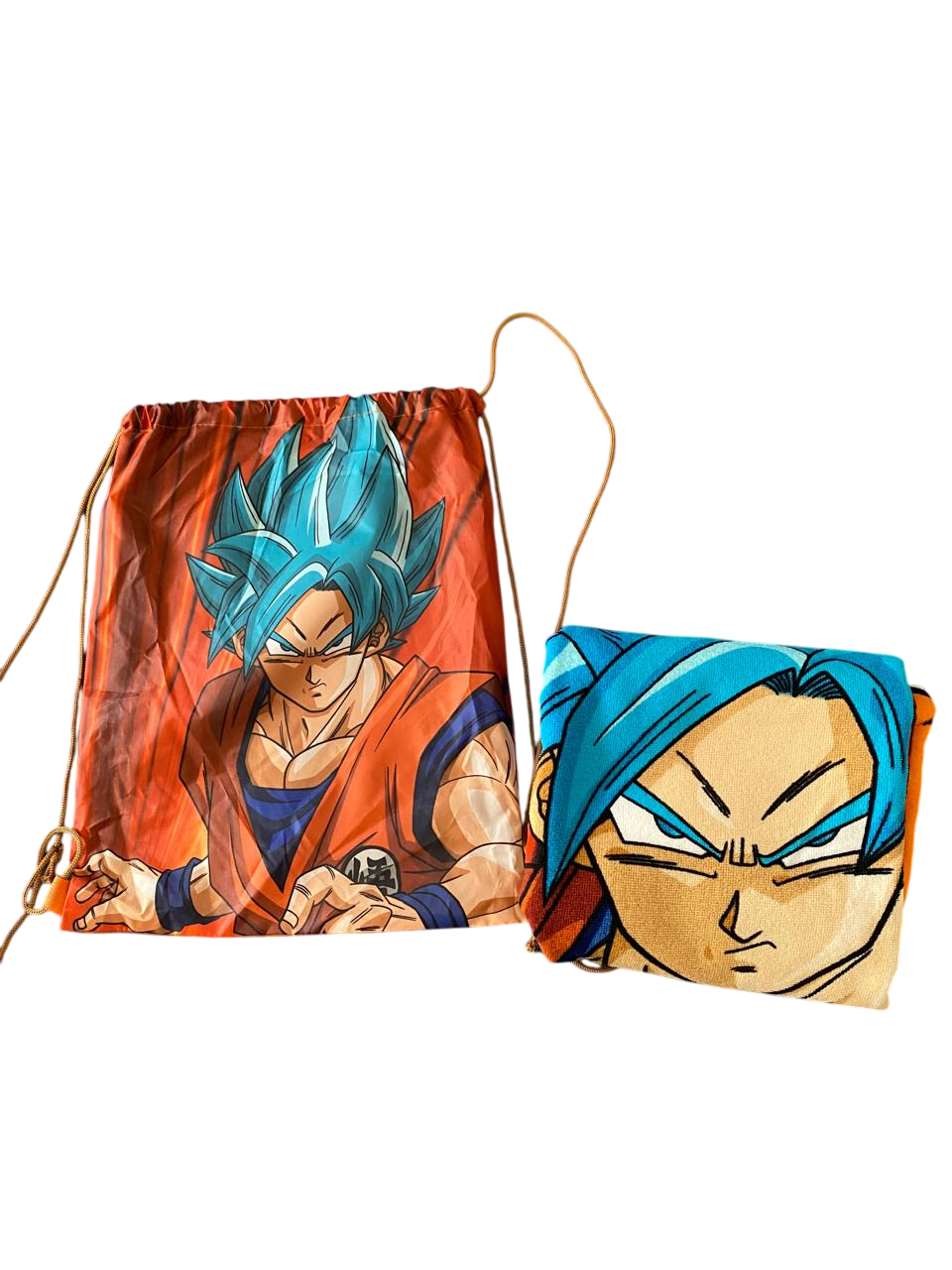 Toalla de playa con morral Dragon Ball Z