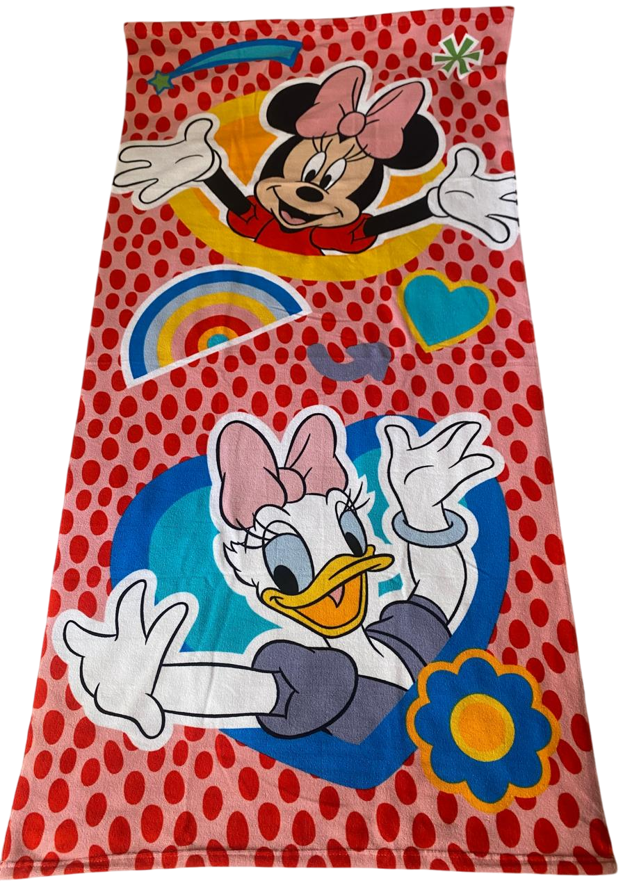 Toalla con Morral Minnie y Daisy