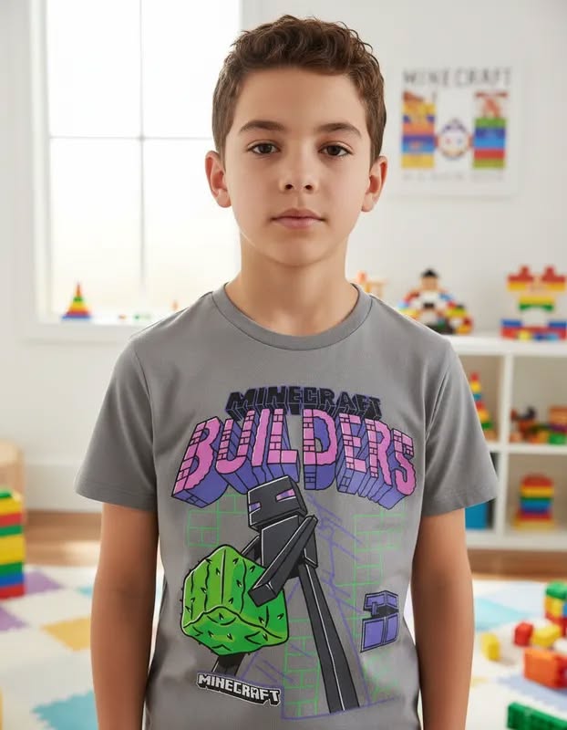 Polera Minecraft - Talla 8