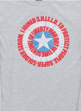 Polera Capitán América - Talla 12