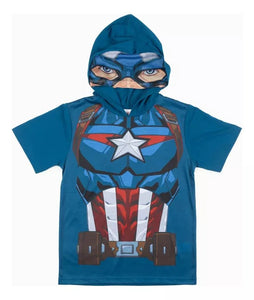 Polera disfraz Capitán América - Talla 8