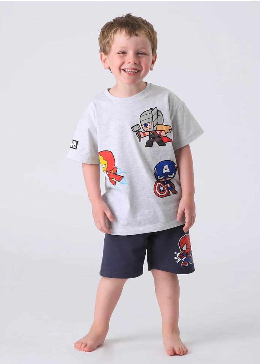 Conjunto Polera y Short Marvel - Talla 3