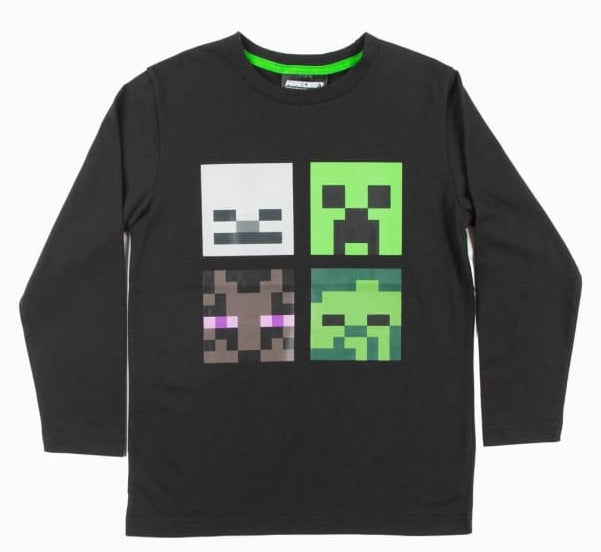Polera Minecraft - Tallas 4 y 6