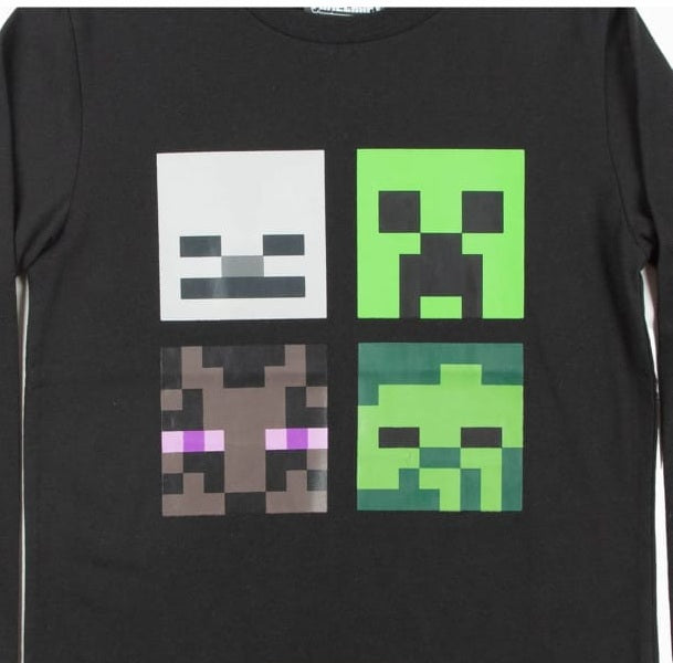 Polera Minecraft - Tallas 4 y 6