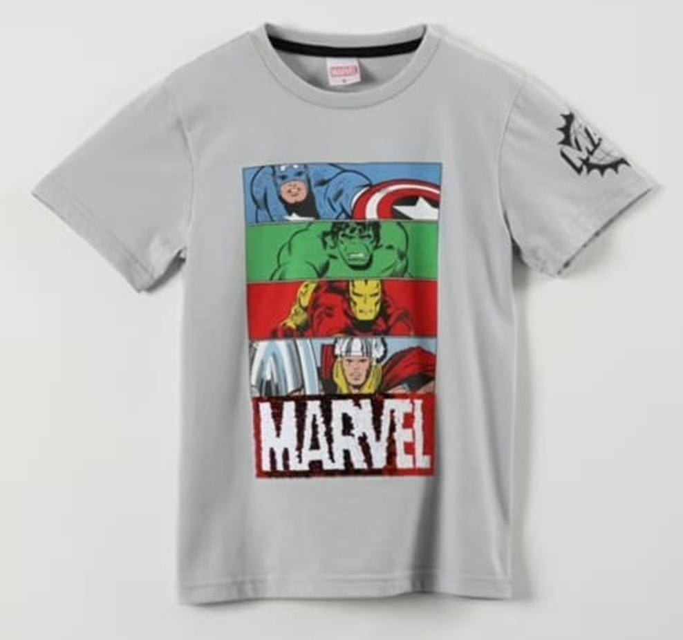 Polera Marvel - Talla 8 aplicaciones de lentejuelas