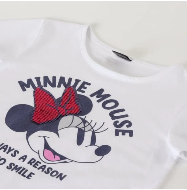 Polera Minnie Mouse - Talla 8