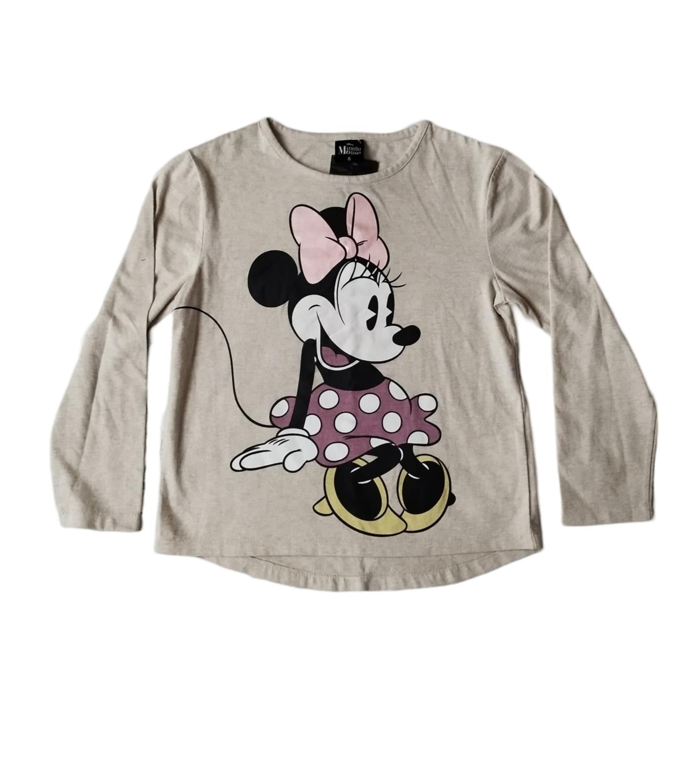 Polera Minnie Mouse - Talla 8