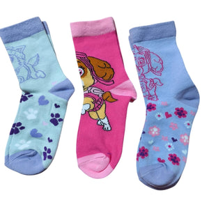 Calcetines Paw Patrol 3 unidades - numero 27/30