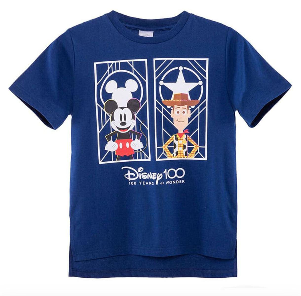 Polera Woody y Mickey Disney 100 años - Talla 8