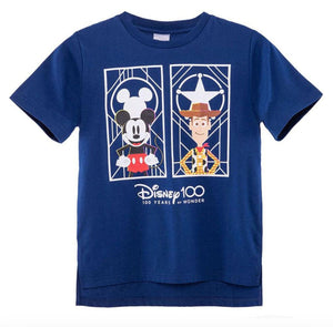 Polera Woody y Mickey Disney 100 años - Talla 8