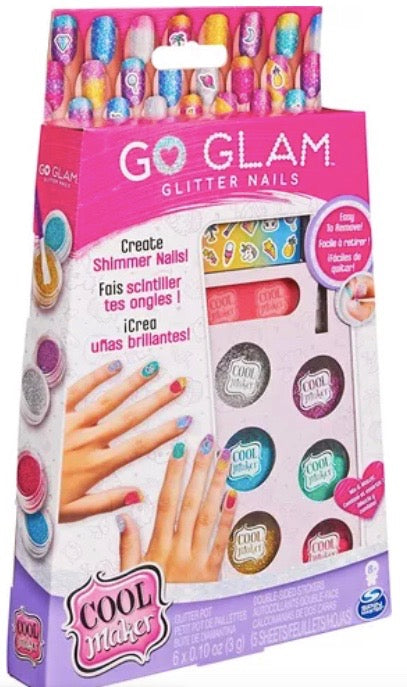 Set de decoración de uñas - Go Glam Glitter Nails