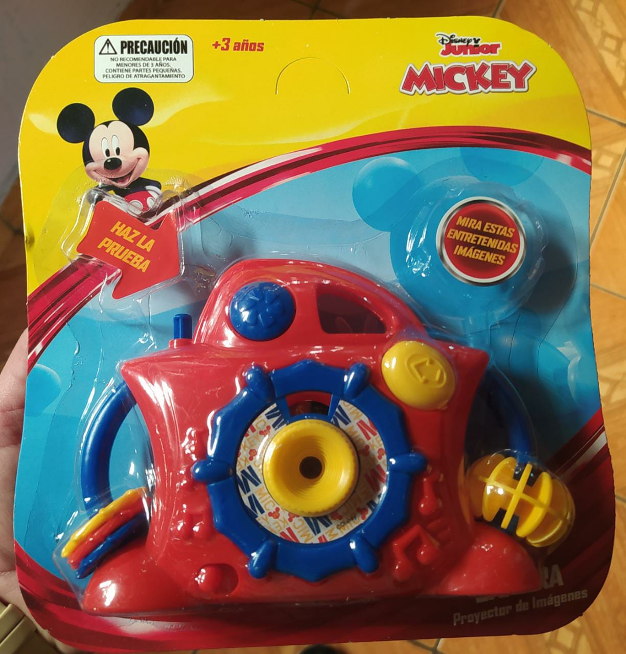 Cámara con visor de imagenes de Mickey Mouse