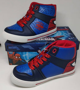 Zapatilla Spiderman con caña - Numero 30 (19cms) y 32 (20cms)
